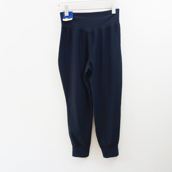 Old Navy High-Waisted PowerSoft Ankle Ribbed Joggers in Black (M Petite) NWT! - Picture 6 of 13